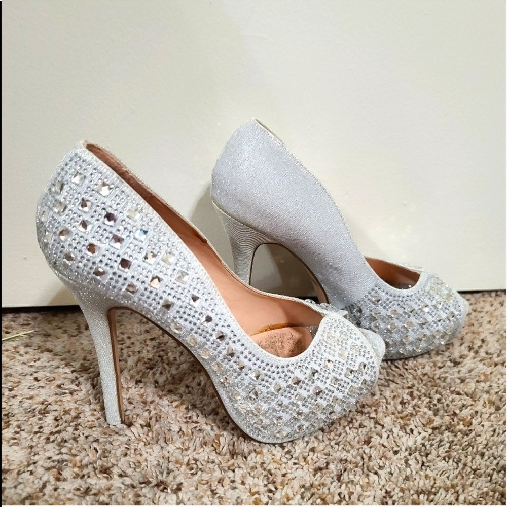Silver heels